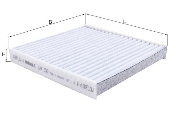 Filtru, aer habitaclu - KNECHT