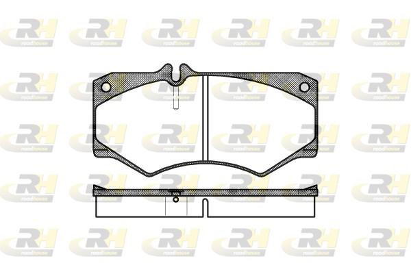 set placute frana,frana disc - ROADHOUSE