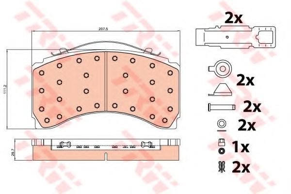 Kit de reparare a compresoarelor de aer comprimat - WABCO