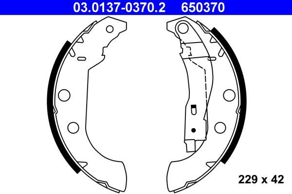 Set saboti frana - ATE