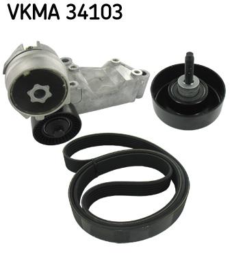 Set curea transmisie cu caneluri - SKF