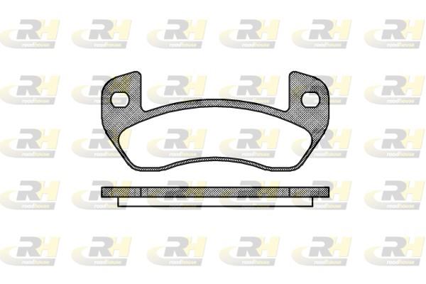 set placute frana,frana disc - ROADHOUSE