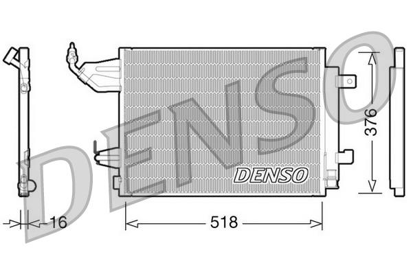 Condensator, climatizare - DENSO