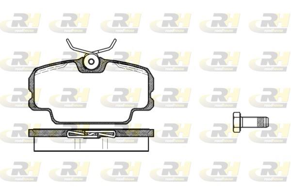 set placute frana,frana disc - ROADHOUSE