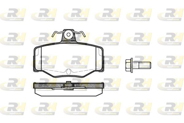 set placute frana,frana disc - ROADHOUSE