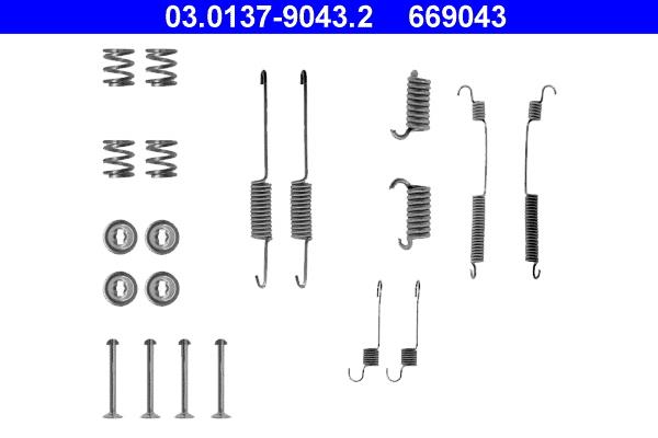 Set accesorii, sabot de frana - ATE