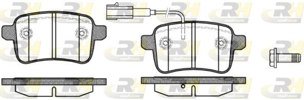 set placute frana,frana disc - ROADHOUSE