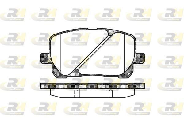 set placute frana,frana disc - ROADHOUSE