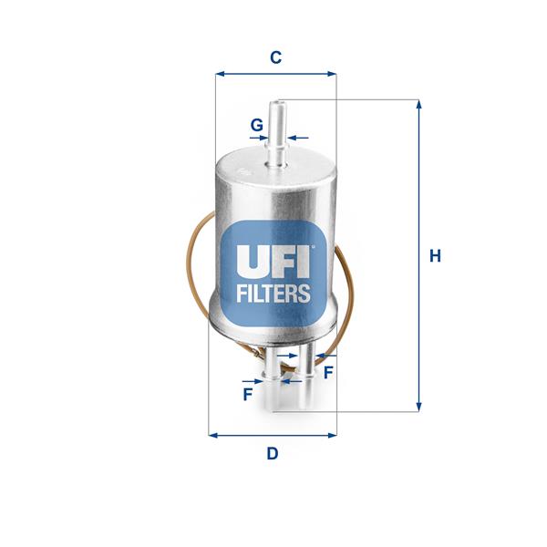 filtru combustibil - UFI