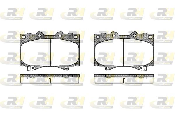 set placute frana,frana disc - ROADHOUSE