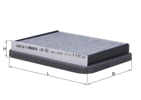 Filtru, aer habitaclu - KNECHT