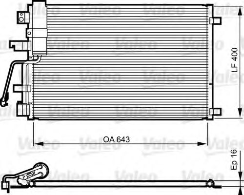 NRF Oil Cooler, engine oil 11540959 - NRF
