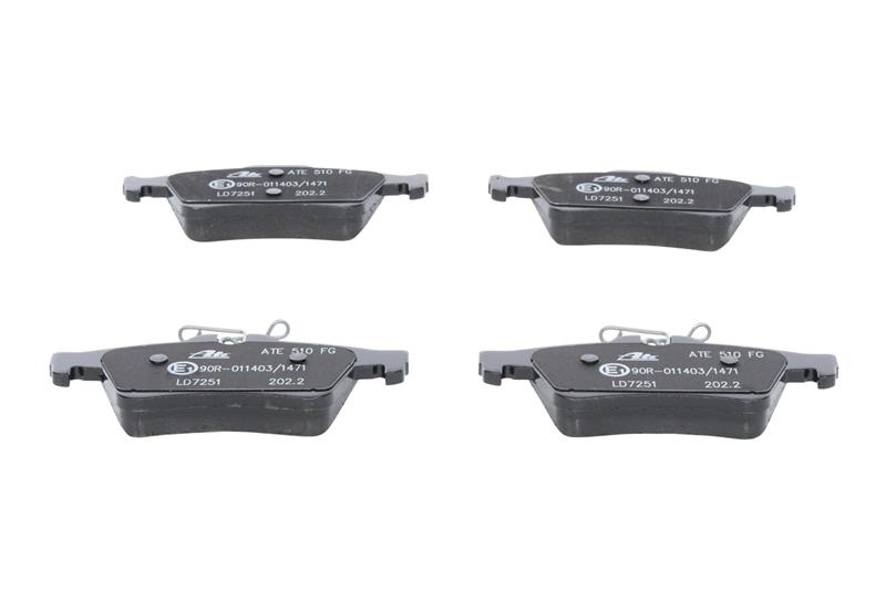 set placute frana,frana disc - ATE