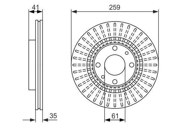 Disc frana - BOSCH