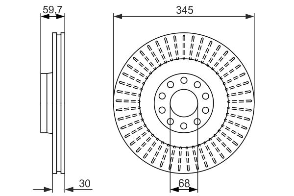 Disc frana - BOSCH