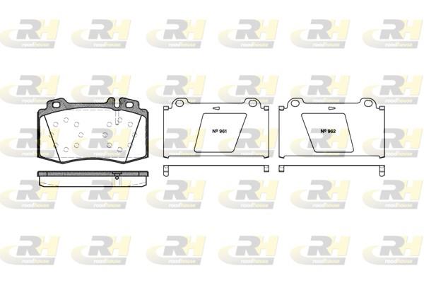 set placute frana,frana disc - ROADHOUSE