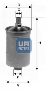 filtru combustibil - UFI