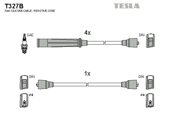 Set cablaj aprinder - TESLA