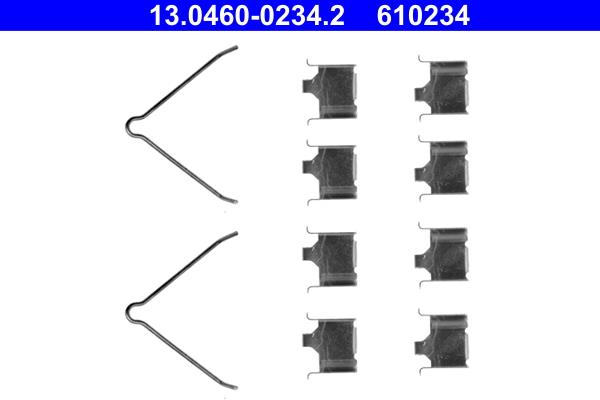 Set accesorii, placute frana - ATE