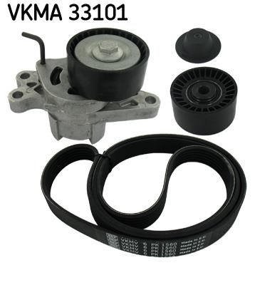 Set curea transmisie cu caneluri - SKF