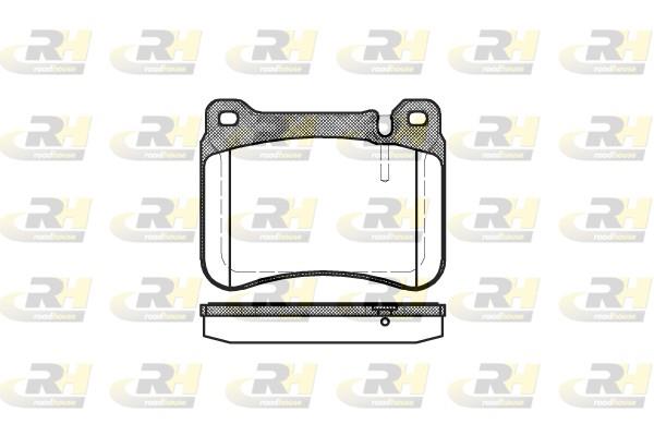 set placute frana,frana disc - ROADHOUSE