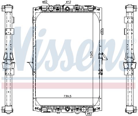 Radiator, racire motor - NISSENS