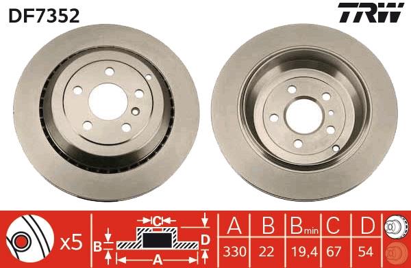 Disc frana - TRW