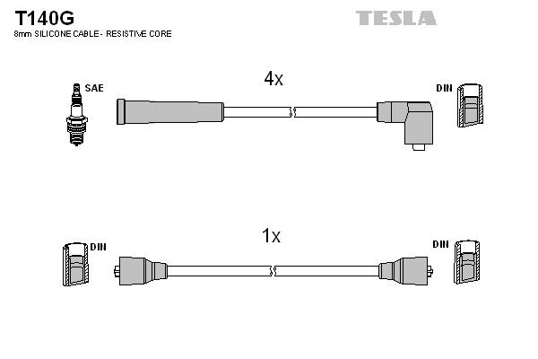 Set cablaj aprinder - TESLA