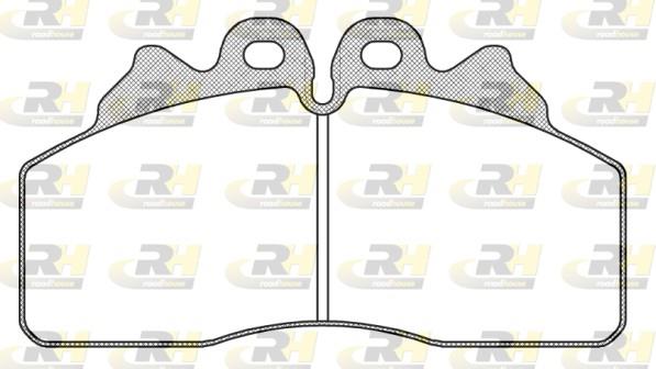 set placute frana,frana disc - ROADHOUSE