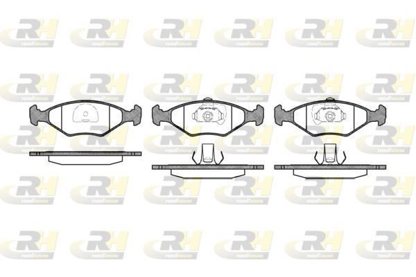 set placute frana,frana disc - ROADHOUSE