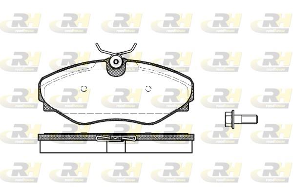 set placute frana,frana disc - ROADHOUSE