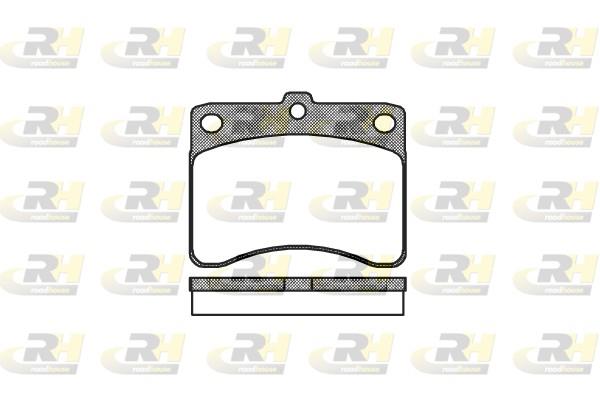 set placute frana,frana disc - ROADHOUSE