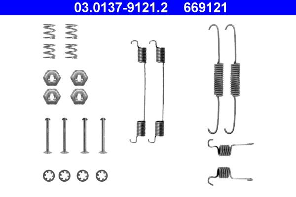 Set accesorii, sabot de frana - ATE