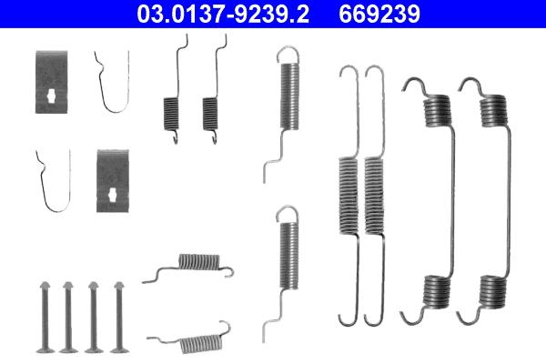 Set accesorii, sabot de frana - ATE