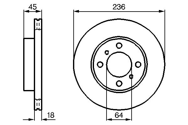 Disc frana - BOSCH