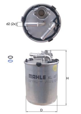 filtru combustibil - KNECHT