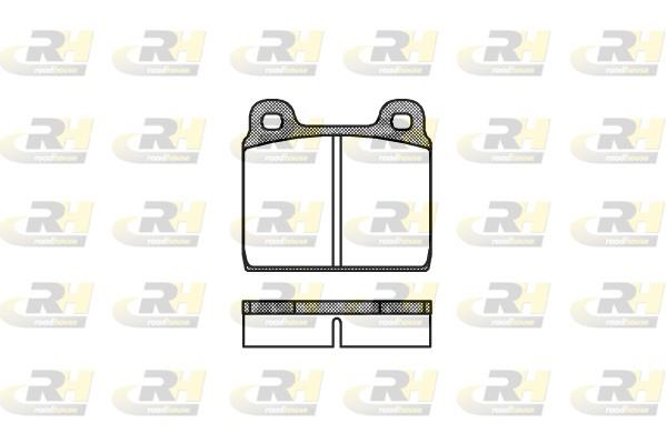 set placute frana,frana disc - ROADHOUSE