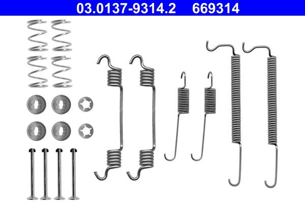 Set accesorii, sabot de frana - ATE