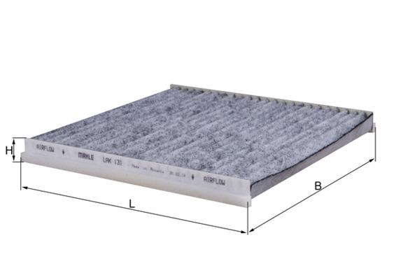 Filtru, aer habitaclu - KNECHT