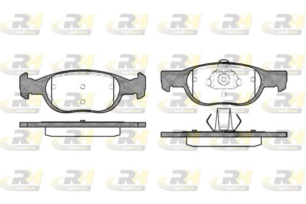 set placute frana,frana disc - ROADHOUSE