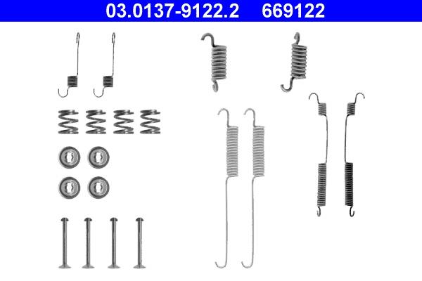 Set accesorii, sabot de frana - ATE