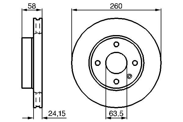 Disc frana - BOSCH