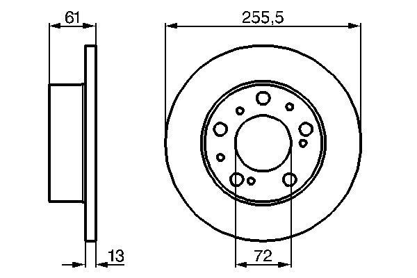 Disc frana - BOSCH