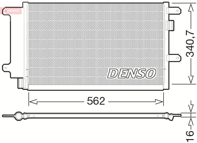 Condensator, climatizare - DENSO