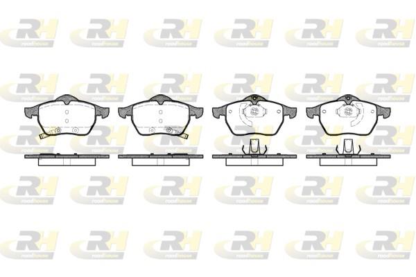 set placute frana,frana disc - ROADHOUSE