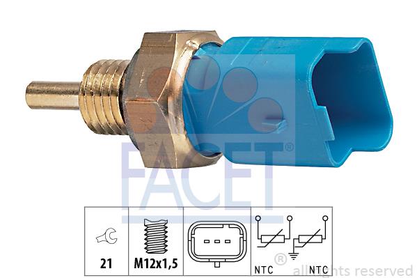 senzor,temperatura lichid de racire; senzor,temperatura lichid de racire; senzor,temperatura lichid de racire - FACET