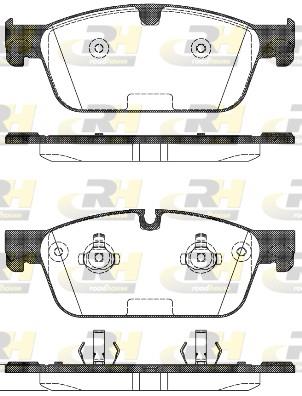 set placute frana,frana disc - ROADHOUSE