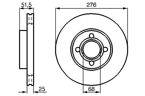 Disc frana - BOSCH