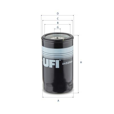 filtru combustibil - UFI