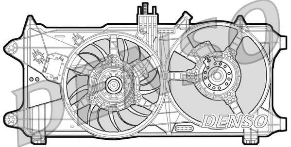 Ventilator, radiator - DENSO